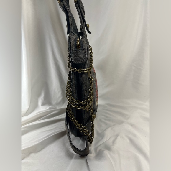 Vintage Isabella Fiore leather skull shoulder bag - Picture 7 of 12